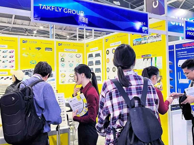 2024 Takfly, a fiber optic cabling A total solution provider at ATxSG-CommunicAsia Singapore Expo